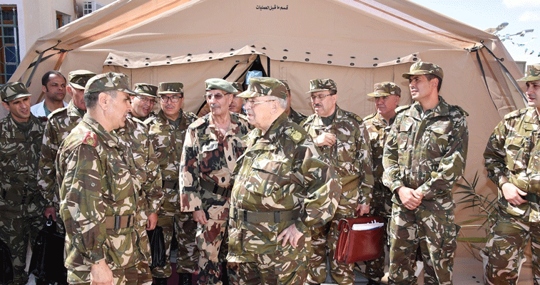 الفريق قايد صالح من ورقلة: الجيش سيواصل جهوده للقضاء على بقايا الإرهاب