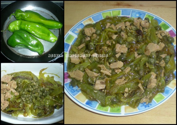 Salade de poivrons frits aux câpres