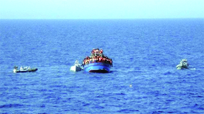 35 harraga interceptés