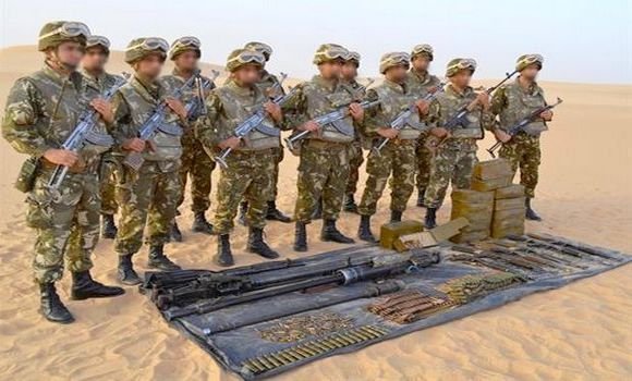 اكتشاف مخبأ يحتوي على أسلحة قرب منطقة رقان بأدرار