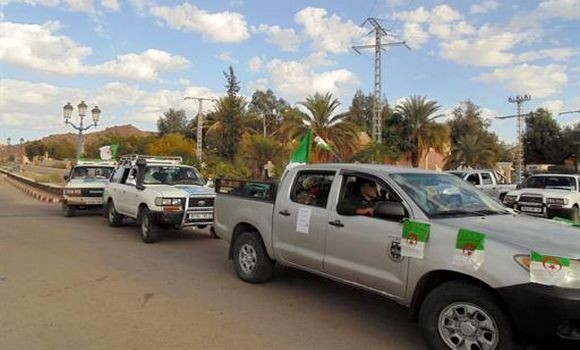 Locales 2017: départ du premier bureau itinérant vers la région d'El-Kehal-Chenechene in Tindouf