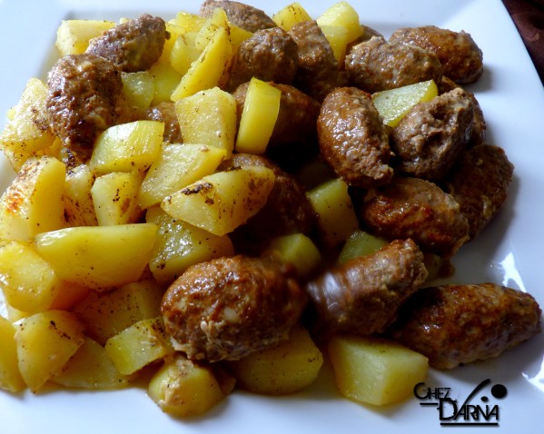pomme de terre au kabab