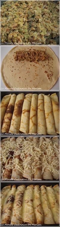 Crepes aux olives et au Thon