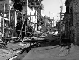 Constantine - Des chantiers traînent depuis des années:  Ces échafaudages qui défigurent la vieille ville