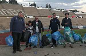 Annaba - Green Bike et le  virus  de la propreté dans les stades