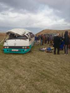 حادث مرور بطريق الرحوبة