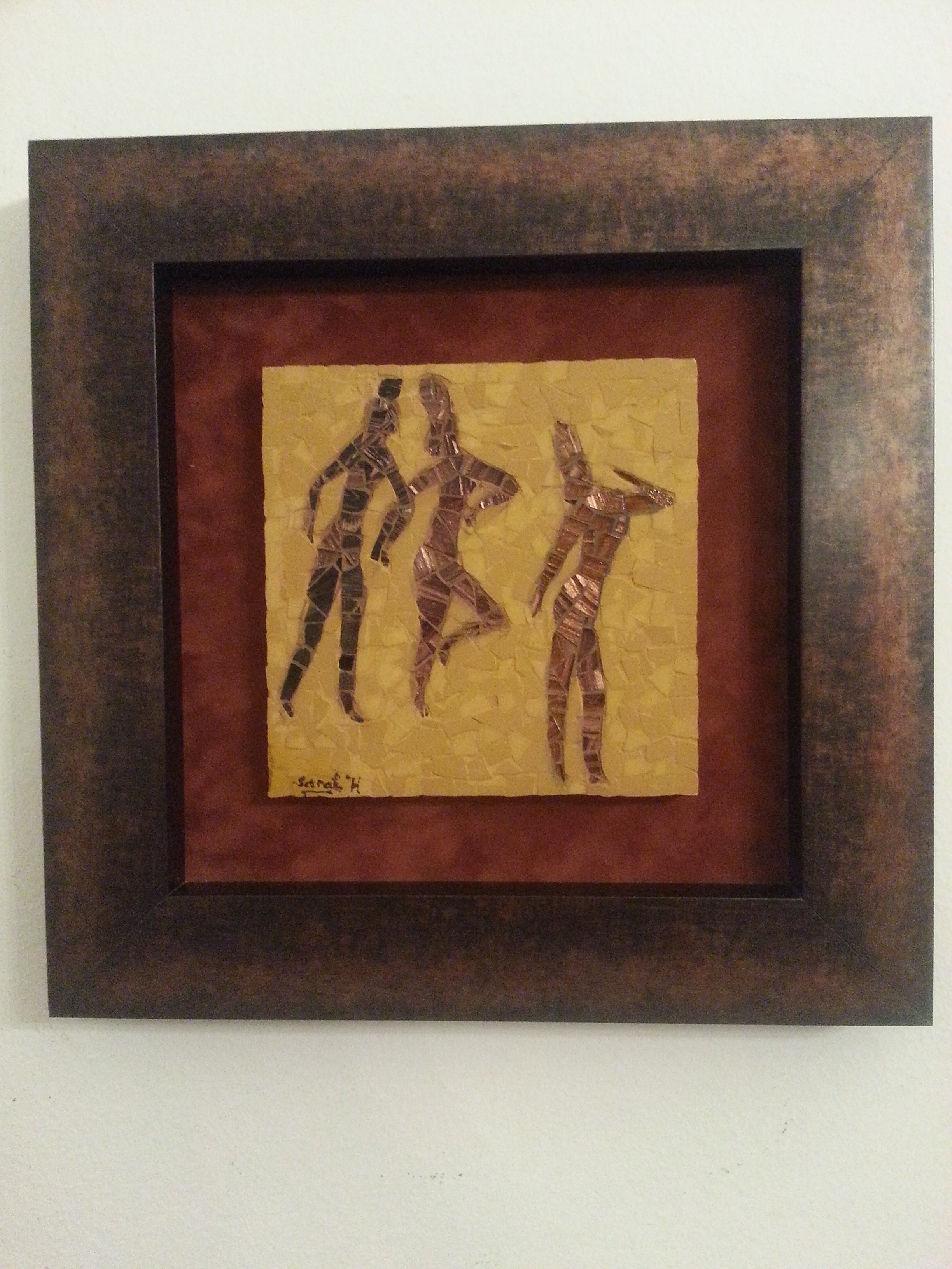 mosaique des dessins rupestres