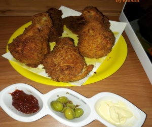 Recette du poulet KFC fait à la maison super bon, très croustillant et fondant