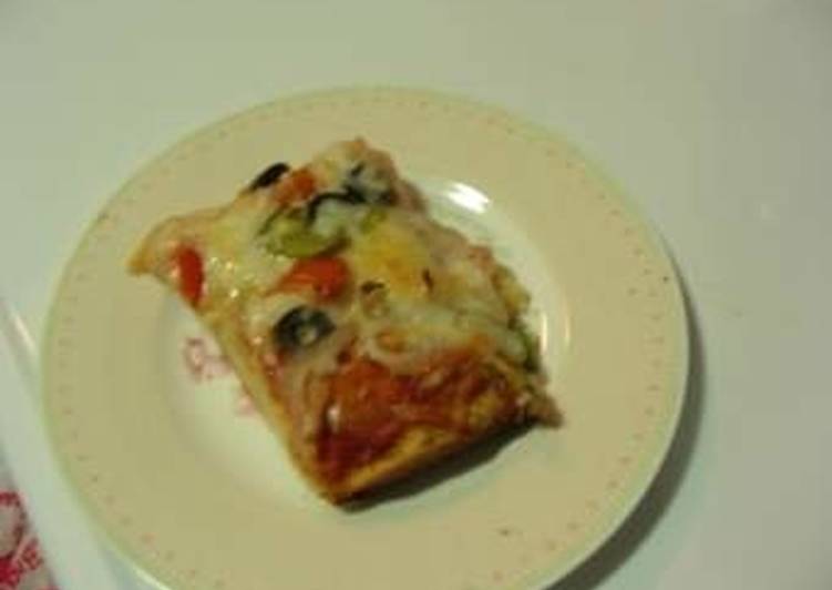 وصفة البيتزا بالبيت