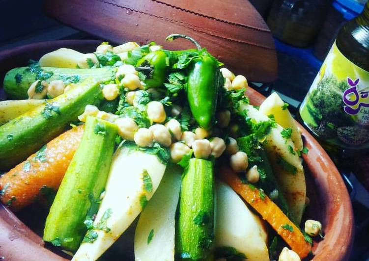 طاجن خضار مغربي