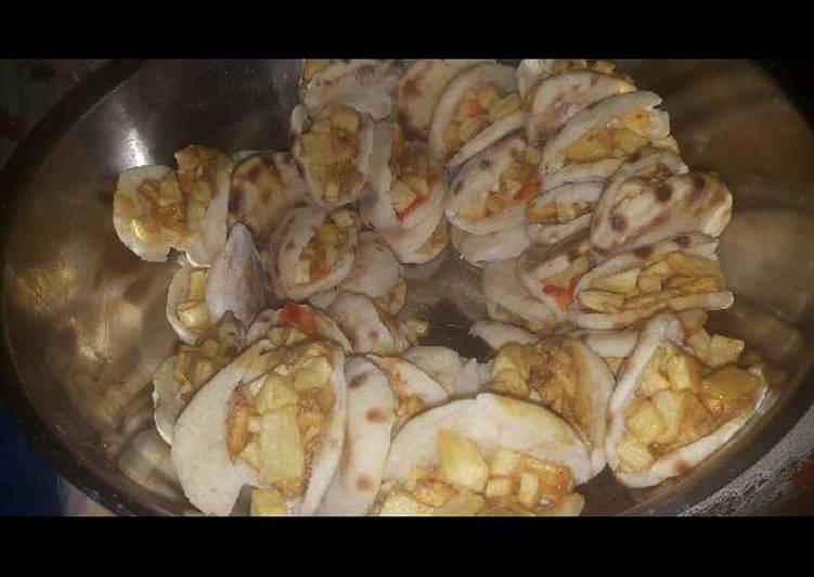 شاورما بخبز الكسكاس