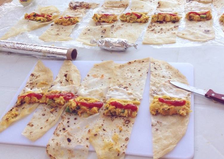 الشاورما المنزليه 😻