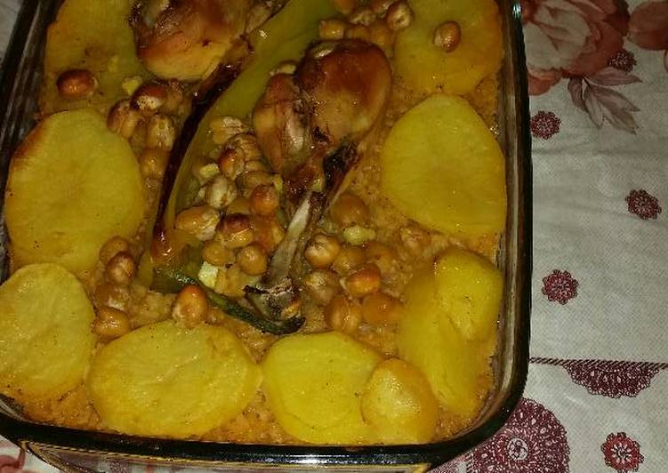 أرز في الفرن