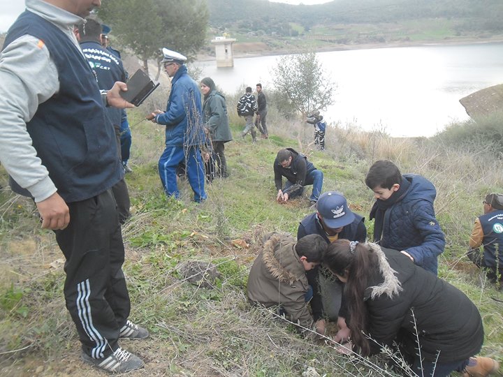 Journée de plantation Barrage Hydraulique Boukourdène Sidi Amer