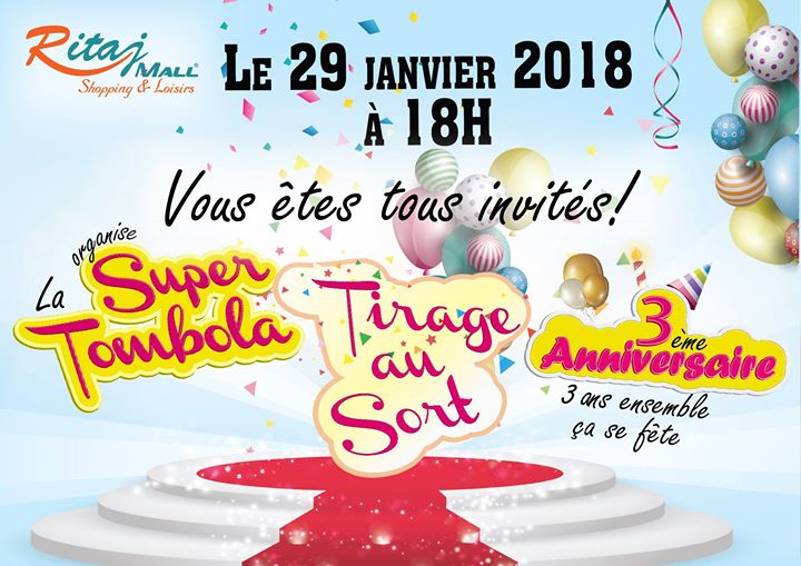Tirage au sort SUPER Tombola RITAJ MALL ORAN 2017-2018