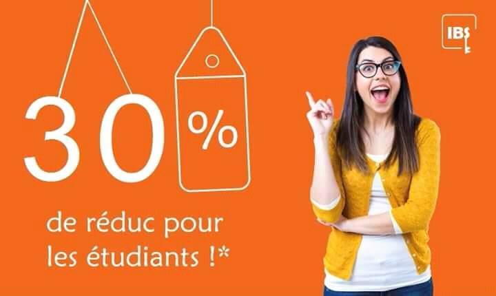 Remises pour étudiant(e)s chez IBS