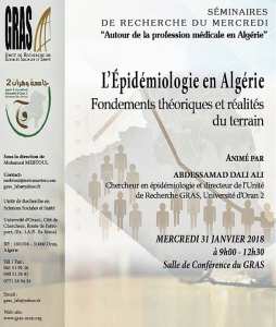 Séminaire de Recherche : L’Épidémiologie en Algérie : Fondements