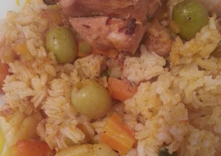 أرز بالخضار