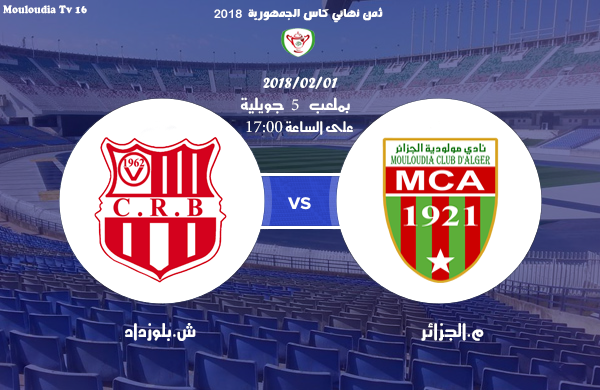 MC Alger Vs CR Belouezdad