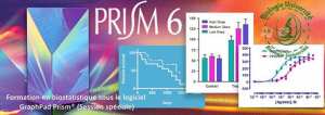Formation en #biostatistique sous le logiciel GraphPad Prism®