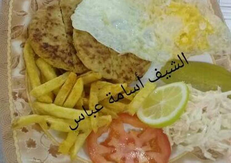 برغر دجاج chicken burger