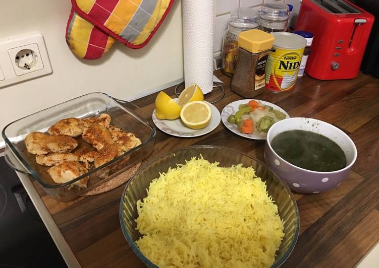 ملوخية بالدجاج