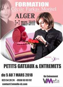 Masterclass Pâtisserie By Cécile Exclusive sur Alger