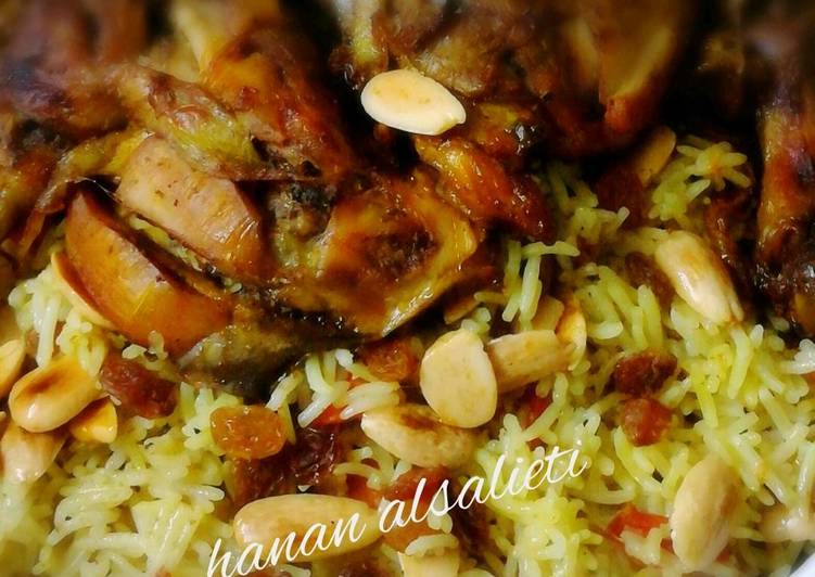 بخاري الدجاج والأرز