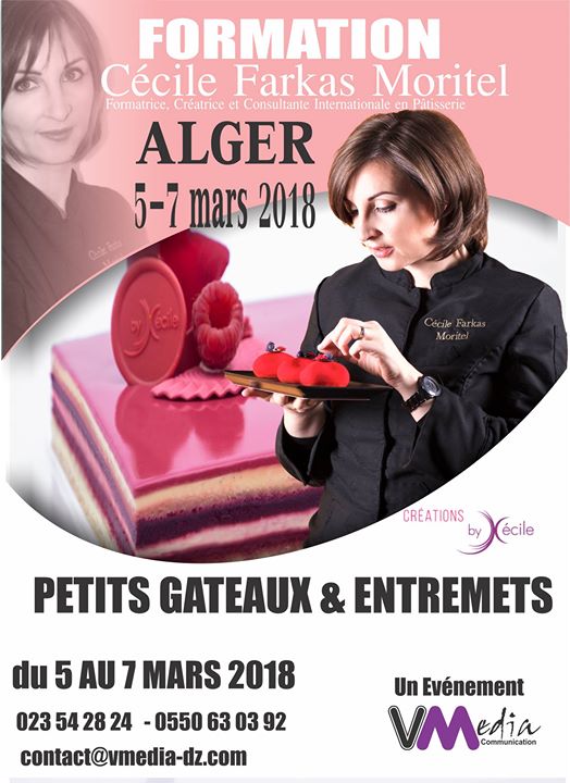 Masterclass Pâtisserie By Cécile Exclusive sur Alger