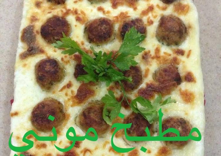 بطاطس بورية بكرات كفتة الدجاج بالبشاميل