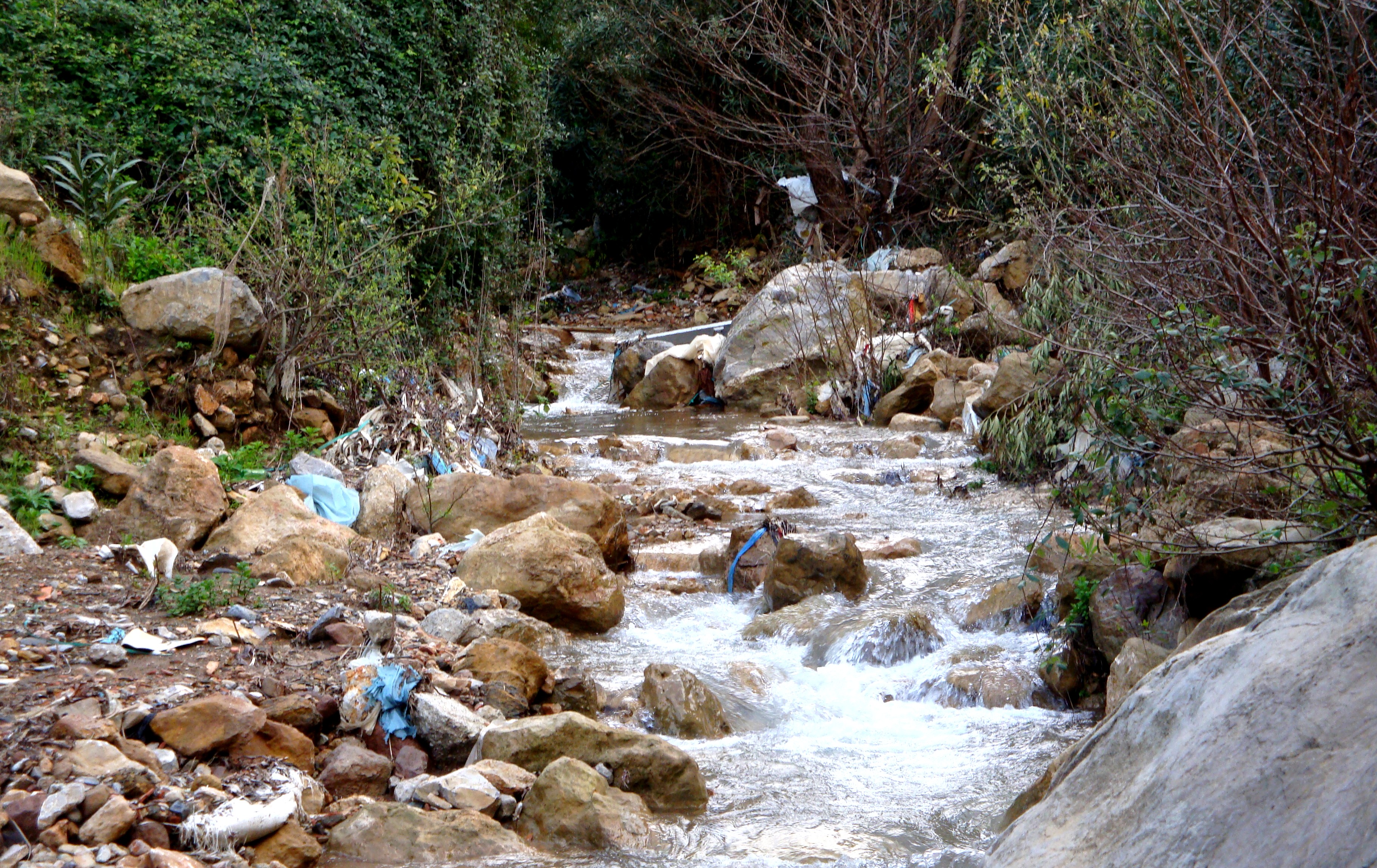 Pollution de l'oued Amsal
