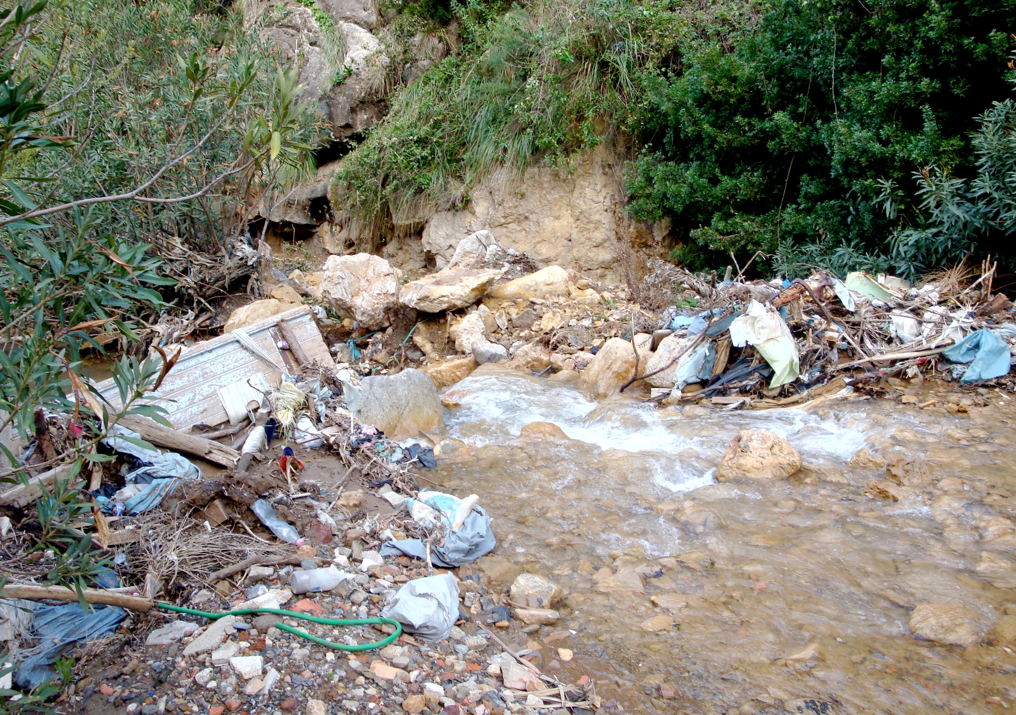 Pollution de l'oued Amsal