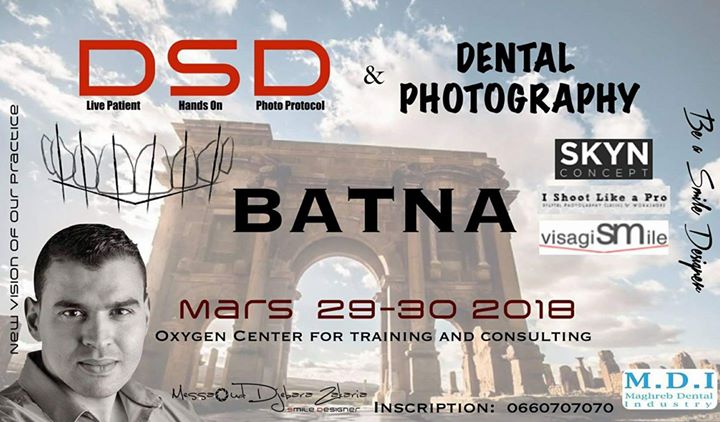 Formation DSD & Dental Photography BATNA 29 30 Mars 2018