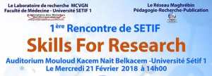 1ère Rencontre de Sétif : Skills for research