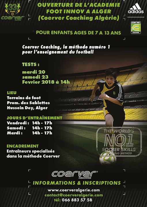 Test pour joueurs de 7 à 13 ans