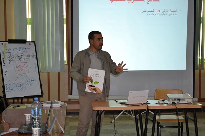 حلقة إدارة المشروع - النادي الأخضر المدرسي أنموذجا