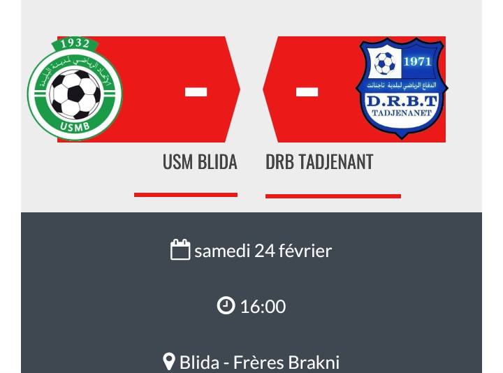 USMBlida x DRBTadjenanet