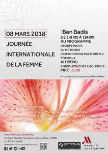 Journée internationale de la femme au Marriott Constantine