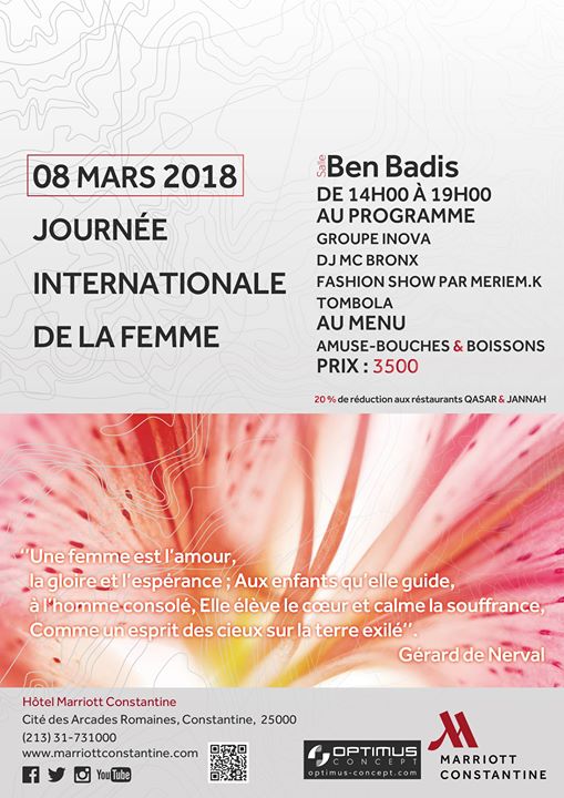 Journée internationale de la femme au Marriott Constantine