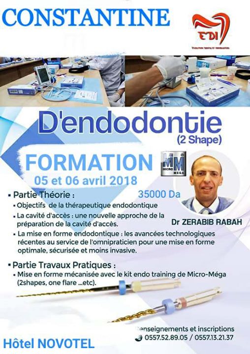 Formation d'endodontie
