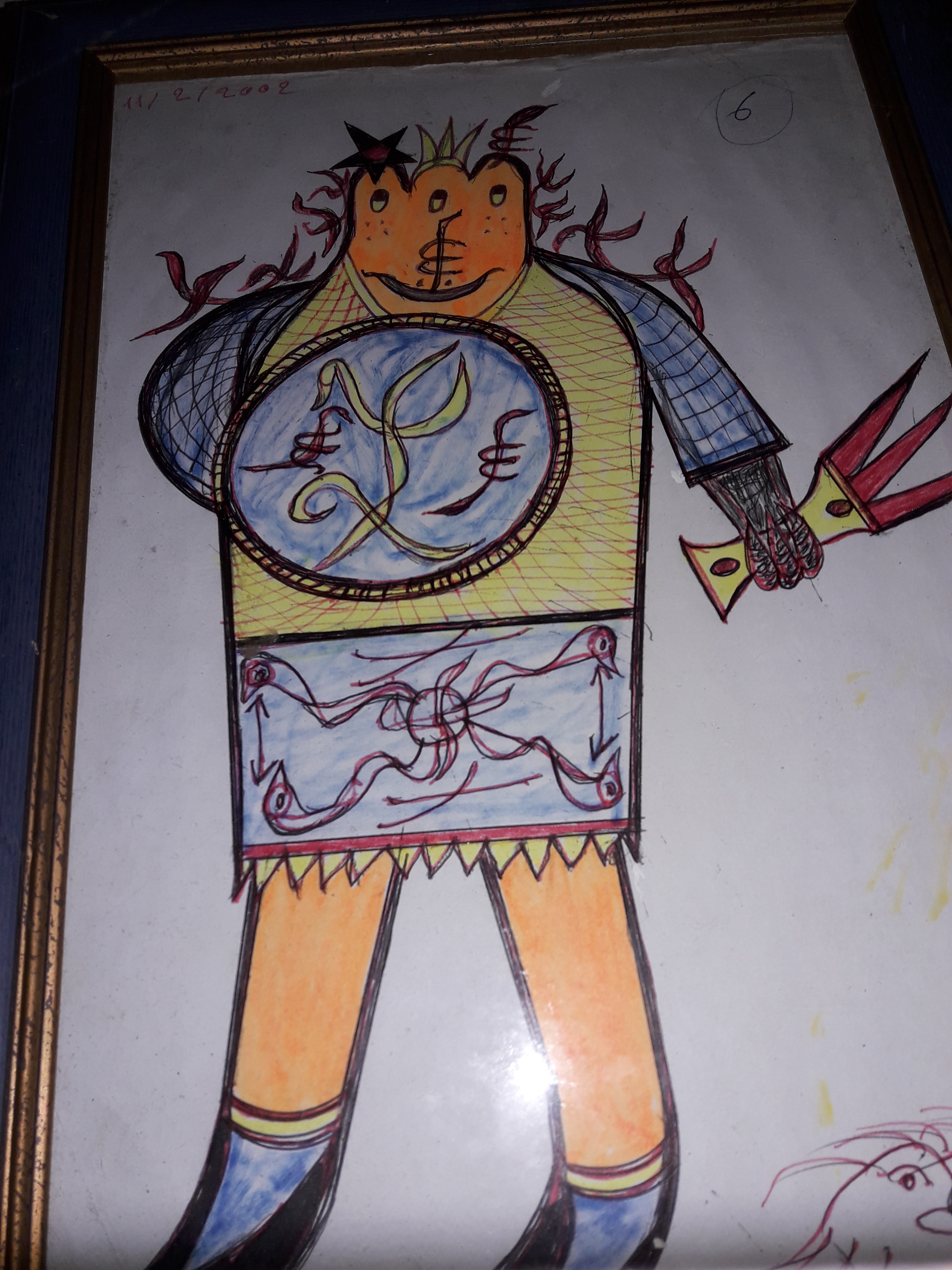 Acteur que je suis, j’ose honorer la faillite celle de ma ruine.