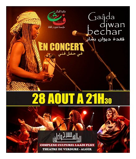 Gaada diwan Bechar ,en concert à Alger