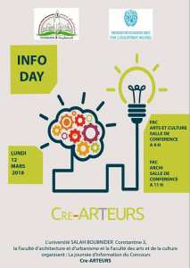 Info Day sur le concours CreARTeurs
