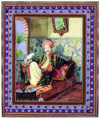 Le premier prix décerné à l'Algérien Ahmed Khalil                                    Festival international de la miniature et de l'enluminure