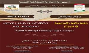 يوم اعلامي حول ترقية اللغة الأمازيغية في الجزائر