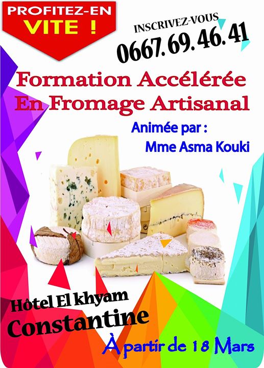 Formation en création du fromage artisanal en Constantine