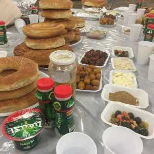 Collecte pour le panier de ramadan