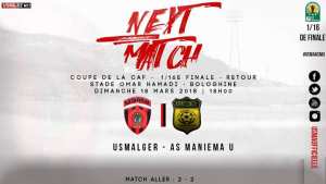 USM Alger - As Maniema Union (RDC)