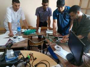 دورة تدريبة في كميرات المراقبة وأجهزة الإنذار