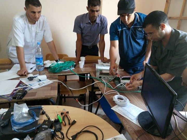 دورة تدريبة في كميرات المراقبة وأجهزة الإنذار